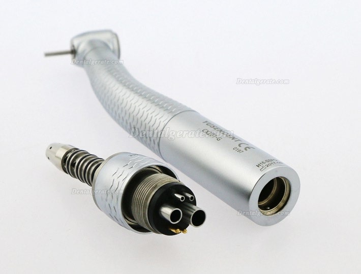 YUSENDENT&reg; CX207-GS-PQ Zahnarzt LED Glasfaser Handst&uuml;ck Sirona Kompatibel (Mit Koppler x1 + Ohne Koppler x2)